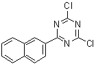 2,4-二氯-6-(2-萘基)-1,3,5-三嗪分子结构 (CAS 112719-97-8)