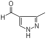 3-Methyl-1H-pyrazole-4-carboxaldehyde molecular structure (CAS 112758-40-4)