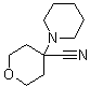 Tetrahydro-4-(1-piperidinyl)-2H-pyran-4-carbonitrile molecular structure (CAS 112799-19-6)