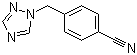 4-(1H-1,2,4-三唑-1-基甲基)苯甲腈分子结构 (CAS 112809-25-3)