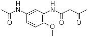 3-(N-Acetoaceto)amino-4-methoxyacetanilide molecular structure (CAS 112854-88-3)