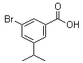 结构式 CAS# 112930-39-9, 3-溴-5-异丙基苯甲酸