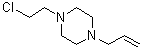 1-(2-氯乙基)-4-(2-丙烯基)哌嗪分子结构 (CAS 112952-20-2)