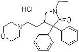 结构式 CAS# 113-07-5, 盐酸多沙普仑