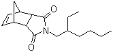 N-(2-Ethylhexyl)-5-norbornene-2,3-dicarboximide molecular structure (CAS 113-48-4)