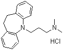 structure of CAS# 113-52-0, Imipramine hydrochloride;10,11-Dihydro-5-(3-(dimethylamino)propyl)-5H-dibenz[b,f]azepine hydrochloride