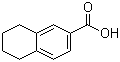 结构式 CAS# 1131-63-1, 5,6,7,8-四氢-2-萘甲酸
