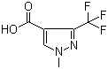 1-Methyl-3-(trifluoromethyl)-1H-pyrazole-4-carboxylic acid molecular structure (CAS 113100-53-1)
