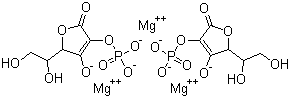 L-Ascorbic acid 2-phosphate magnesium ester molecular structure (CAS 113170-55-1)
