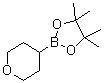 Tetrahydropyran-4-boronic acid pinacol ester molecular structure (CAS 1131912-76-9)