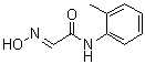 结构式 CAS# 1132-03-2, 2-(羟基亚胺基)-N-(2-甲基苯基)乙酰胺