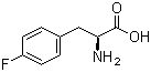 结构式 CAS# 1132-68-9, L-4-氟苯丙氨酸