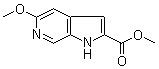 5-Methoxy-1H-pyrrolo[2,3-c]pyridine-2-carboxylic acid methyl ester molecular structure (CAS 1132610-92-4)