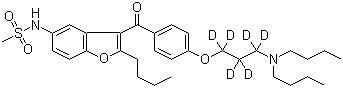 六氘决奈达隆分子结构 (CAS 1132693-87-8)