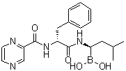 [(1R)-3-Methyl-1-[[(2R)-1-oxo-3-phenyl-2-[(2-pyrazinylcarbonyl)amino]propyl]amino]butyl]boronic acid molecular structure (CAS 1132709-15-9)