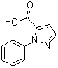2-苯基-2H-吡唑-3-羧酸分子结构 (CAS 1133-77-3)