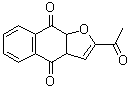 2-Acetyl-3a,9a-dihydronaphtho[2,3-b]furan-4,9-dione molecular structure (CAS 1134099-70-9)