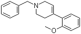 1-Benzyl-4-(2-methoxyphenyl)tetrahydropyridine molecular structure (CAS 113411-59-9)