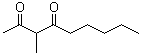 structure of CAS# 113486-29-6, 3-Methyl-2,4-nonanedione;3-Methylnonan-2,4-dione