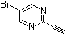 结构式 CAS# 1135283-08-7, 5-溴-2-乙炔基嘧啶