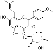 Baohuoside I molecular structure (CAS 113558-15-9)