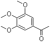 structure of CAS# 1136-86-3, 3',4',5'-Trimethoxyacetophenone;1-(3,4,5-Trimethoxyphenyl)ethanone