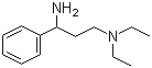N3,N3-二乙基-1-苯基-1,3-丙二胺分子结构 (CAS 113640-41-8)