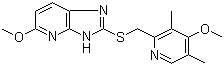 structure of CAS# 113713-24-9, 5-Methoxy-2-(4-methoxy-3,5-dimethylpyridin-2-yl)methylthio)-3H-imidazo[4,5-b]pyridine