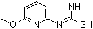 structure of CAS# 113713-60-3, 2-Mercapto-5-methoxyimidazole[4,5-b]pyridine