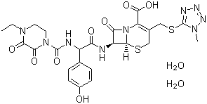 structure of CAS# 113826-44-1, Cefoperazone dihydrate