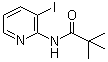 N-(3-碘吡啶-2-基)三甲基乙酰胺分子结构 (CAS 113975-31-8)
