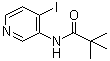 structure of CAS# 113975-32-9, N-(4-Iodo-3-pyridyl)-2,2-dimethylpropanamide;N-(4-Iodopyridin-3-yl)-2,2-dimethylpropionamide