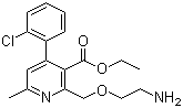 2-[(2-Aminoethoxy)methyl]-4-(2-chlorophenyl)-6-methyl-3-pyridinecarboxylic acid ethyl ester molecular structure (CAS 113994-36-8)