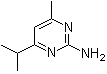 4-Methyl-6-(1-methylethyl)-2-pyrimidinamine molecular structure (CAS 114042-94-3)