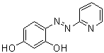 结构式 CAS# 1141-59-9, 4-(2-吡啶基偶氮)间苯二酚