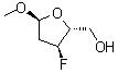 Methyl 2,3-dideoxy-3-fluoro-alpha-D-erythro-pentofuranoside molecular structure (CAS 114100-05-9)