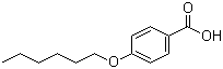 4-己氧基苯甲酸分子结构 (CAS 1142-39-8)