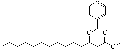(3R)-3-(Phenylmethoxy)tetradecanoic acid methyl ester molecular structure (CAS 114264-01-6)