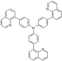 4-(8-Quinolinyl)-N,N-bis[4-(8-quinolinyl)phenyl]benzenamine molecular structure (CAS 1142945-07-0)