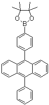 structure of CAS# 1143576-84-4, 4-(10-phenylanthracen-9-yl)phenylboronic acid pinacol ester;4,4,5,5-Tetramethyl-2-[4-(10-phenylanthracen-9-yl)phenyl]-1,3,2-dioxaborolane