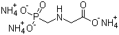 Ammonium glyphosate molecular structure (CAS 114370-14-8)