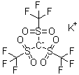 结构式 CAS# 114395-69-6, 三(三氟甲烷磺酰基)甲基化钾