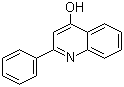 2-苯基喹啉-4-醇分子结构 (CAS 1144-20-3)
