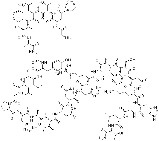 小鼠促生长激素神经肽-(1-29)分子结构 (CAS 114547-31-8)