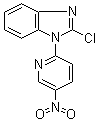 结构式 CAS# 1146080-31-0, 2-氯-1-(5-硝基-2-吡啶基)-1H-苯并咪唑