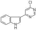 3-(6-Chloro-4-pyrimidinyl)-1H-indole molecular structure (CAS 1146080-38-7)