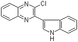 2-氯-3-(1H-吲哚-3-基)喹喔啉分子结构 (CAS 1146080-41-2)