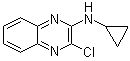 3-Chloro-N-cyclopropyl-2-quinoxalinamine molecular structure (CAS 1146080-50-3)