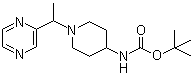 N-[1-[1-(2-Pyrazinyl)ethyl]-4-piperidinyl]carbamic acid tert-butyl ester molecular structure (CAS 1146080-78-5)