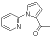 1-[1-(2-Pyridinyl)-1H-pyrrol-2-yl]ethanone molecular structure (CAS 1146080-86-5)